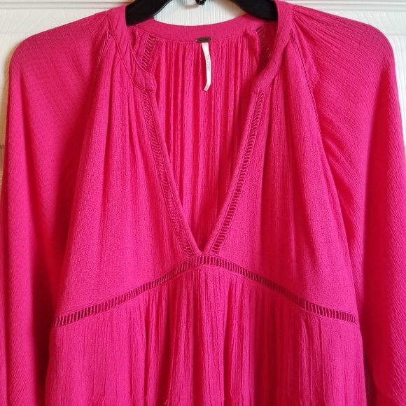 Free People 3/4 sleeve dress size xs/tp - Picture 5 of 7